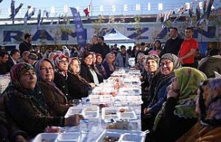 Binlerce Aydınlı, Büyükşehir’in iftar sofrasında...