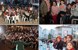 BİNLERCE KARTALLI BELEDİYENİN AÇIK HAVA İFTARLARINDA...