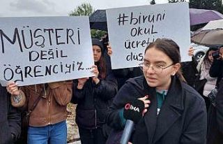 Biruni Üniversitesi öğrencilerinden zam tepkisi