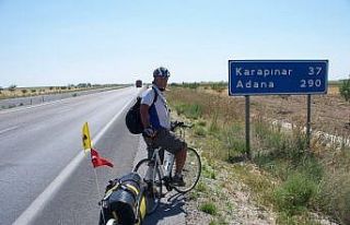 Bisikletiyle 25 yıldır pedal çevirmediği il ve...