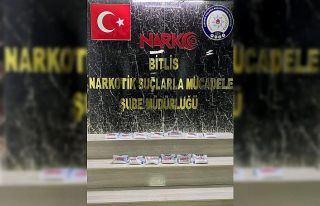 Bitlis’te 1 kilo 117 gram metamfetamin ele geçirildi