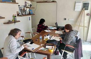 Bodrum Turgutreis Yaşam Merkezinde atölye çalışmaları...