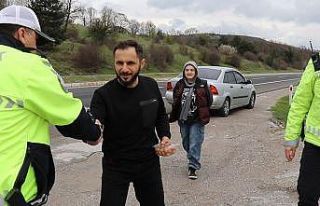 Bolu’da bir sürücü kendi için aldığı tatlıyı...