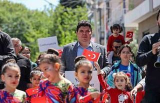 Buca’nın çocukları 23 Nisan’ı coşkuyla kutladı