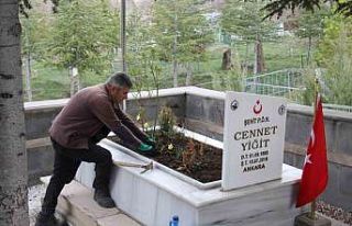 Bünyan’da mezarlıklar temizlendi