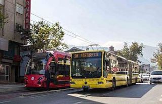 Bursa’da bayramın birinci günü şehir içi ulaşım...