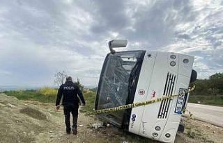 Bursa’da öğrenci servisi ile hafriyat kamyonu...