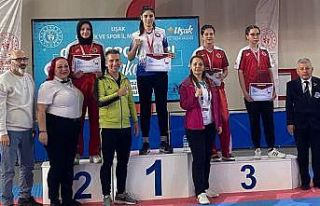 Bütün rakiplerini nakavtla yendi, Türkiye Şampiyonu...