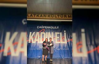 Çağfen Koleji "Kadın Eli" plaketleri...