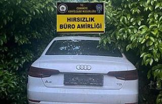 Çalıntı otomobil portakal bahçesinde bulundu:...
