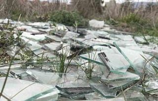 Cam parçaları yangın konusunda tedirgin etti