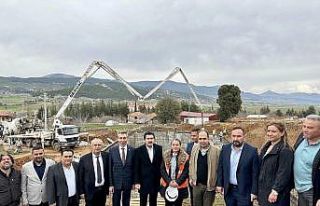 Çameli’nde TOKİ konutlarının temel törenle...