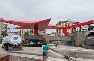 Canik’te bayram temizliği