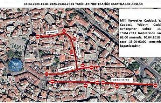 Çarşı merkezde yollar trafiğe kapanıyor