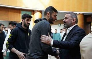 Çaykur Rizespor’da bayramlaşma töreni