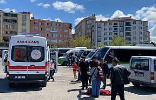 Çorlu Otogarı’nda görünmez kaza