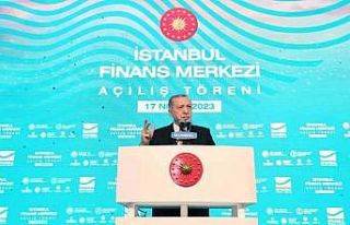 Cumhurbaşkanı Recep Tayyip Erdoğan İstanbul Finans...