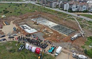 Denizli’nin en büyük içme suyu deposunun temeli...