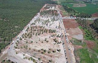 Depremin merkez üssünde mezarlıklarda duygu dolu...
