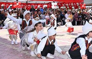 Depremin vurduğu Osmaniye’de 23 Nisan coşkusu