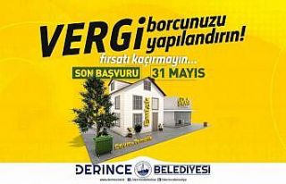 Derince Belediyesi’nden yapılandırma çağrısı