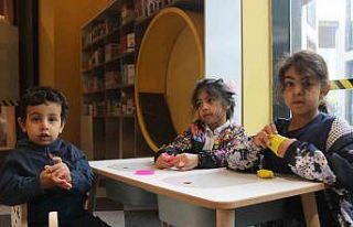 Diyarbakır’da bebek ve çocuklara hitap eden kütüphane...