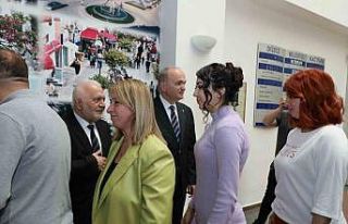 Düzce Belediyesinde bayramlaşma yapıldı