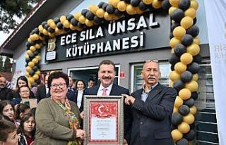 Ece Sıla Ünsal Kütüphanesi açıldı
