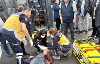 Edremit’te minibüsün altında kalan dalgın adamın...