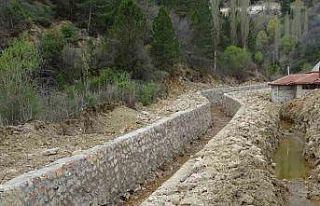 Emet Yeniceköy’de taşkın koruma projesi çalışmaları