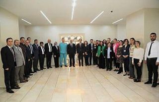 ERÜ Hastanelerinde bayramlaşma merasimi düzenlendi