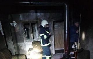Erzincan’da ev yangını