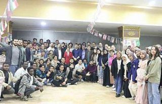 Eskişehir’de 200 yabancı öğrenci iftar yemeğinde...