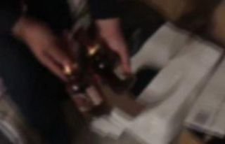 Gaziantep’te 274 şişe sahte alkol ile 35 litre...