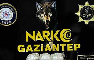 Gaziantep’te 4 kilo uyuşturucu madde ele geçirildi