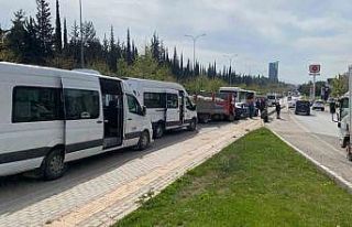 Gaziantep’te zincirleme trafik kazası: 1 yaralı