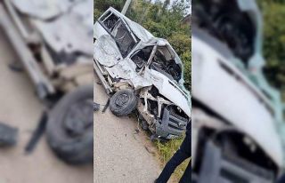 Genç sürücü kurtarılamadı