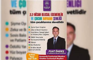 Germencik Belediyesi’nden 23 Nisan’da çocuklara...