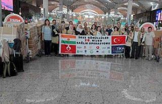 "Gönüllüler Grubu" 28. kez sağlık yardımı...