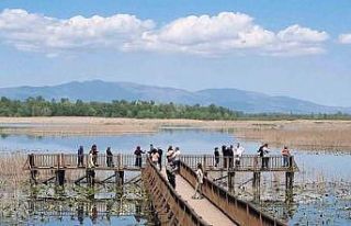 Güneşli günde bayramın tadını doğayla iç içe...