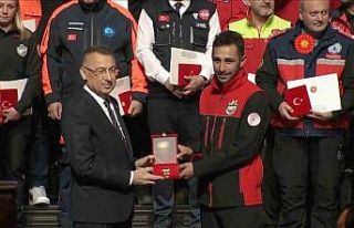 GÜRAK ekibine Devlet Üstün Fedakarlık madalyası