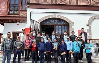 Hacı Bayram Veli Müzesi çocuklarla renklendi