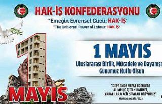 Hak-İş’ten 1 Mayıs bildirisi