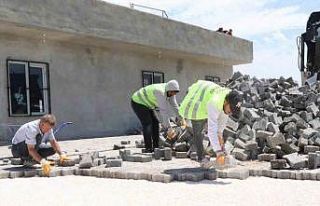 Haliliye kırsalında yol çalışmaları son sürat