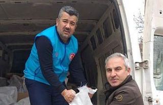 Hisarcık TDV’den 45 ihtiyaç sahibine gıda yardımı