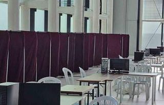 İstanbul Havalimanı’nda seçim sandıkları kuruldu