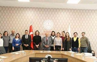 İtalya, İspanya ve Polonya’dan gelen proje ortakları...