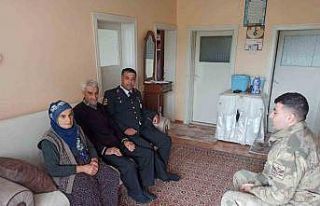 Jandarma, şehit yakınları ve gazileri unutmadı