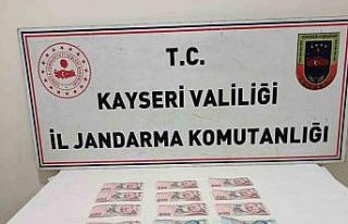 Jandarmadan kalpazan operasyonu: Sahte 2 bin 300 TL...