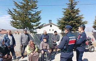 Jandarmadan vatandaşlara “dolandırıcılara dikkat”...